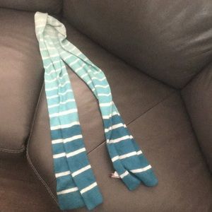 blue ombre scarf
